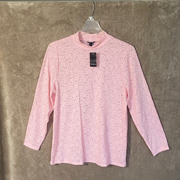 torrid Tops - 🫟5 for $25🫟 Torrid Pink Lace Long Sleeve Top